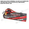 Gens Ace G-Tech 5300mAh 7.4V 60C 2S1P HardCase Lipo Battery Pack 24# With EC3 And Deans Adapter For RC Car
