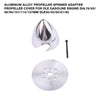 Aluminum Alloy Propeller Spinner Adapter Propeller Cover for DLE Gasoline Engine Dia.76/82/89/95/101/114/127mm DLE30/40/55/61/85