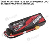 Gens Ace G-Tech 11.1V 60C 3S 5000mAh Lipo Battery Pack With XT60 Plug