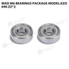 MAD M6 Bearings package model:EZO 696 ZZ*2