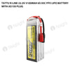 Tattu R-Line 22.2V 5100mah 6S 95C FPV Lipo Battery With AS150 Plug