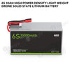 6S 30Ah High Power Density Light Weight Drone Solid State Lithium Battery