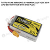 Tattu 1400mAh 6S 120C 22.2V R-Line Version 3.0 Lipo Battery Pack With XT60 Plug