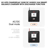 K2 Lipo Charger,AC 200W DC 500Wx2 20A Smart Balance Charger with Discharge Function