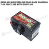 Gens Ace Lipo Redline Drag Race 9000mAh 7.4V 200C 2S6P With QS8 Plug