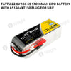 Tattu 22.8V 15C 6S 17000mAh LiPo Battery With AS150+XT150 Plug For UAV