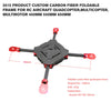 2015 PRODUCT!!Custom carbon fiber foldable frame for RC Aircraft quadcopter,multicopter,multirotor 450mm 550mm 650mm