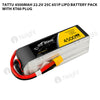 Tattu 4500mAh 6s 25C 22.2V Lipo Battery Pack With XT60 Plug