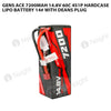 Gens Ace 7200mAh 4s 60C 14.8V HardCase Lipo Battery 14# With Deans Plug