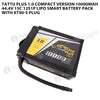 Tattu Plus 1.0 Compact Version 10000mAh 44.4V 15C 12S1P Lipo Smart Battery Pack With XT90-S Plug