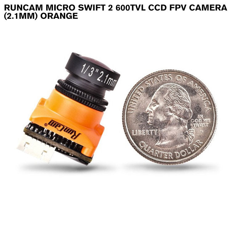 Runcam Micro Swift 2 600TVL CCD FPV Camera (2.1mm) Orange – iNsightFPV
