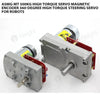 ASMG-MT 500KG High Torque Servo Magnetic Encoder 360-Degree High Torque Steering Servo For Robots