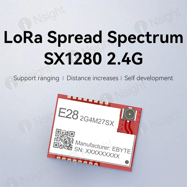 2.4G SX1280 Lora SPI Wireless RF Module EBYTE E28-2G4M27SX 27dbm 8KM C ...