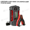 Lokithor J1500 1000A 12V LiFePO4 Jump Starter 46Wh