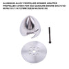 Aluminum Alloy Propeller Spinner Adapter Propeller Cover for DLE Gasoline Engine Dia.76/82/89/95/101/114/127mm DLE30/40/55/61/85
