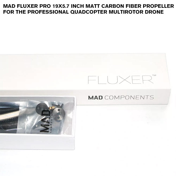 FLUXER Pro 19x5.7 Inch Matt Carbon Fiber Propeller For The Professional Quadcopter Multirotor Drone