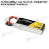 Tattu 300mAh 2S 75C 7.6V Lipo Battery Pack With JST-PHR Plug