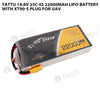 Tattu 4S 22000mAh 14.8V 25C Lipo Battery With XT90-S Plug For UAV