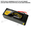 Tattu Plus 12000mAh 6s 15C 22.2V Smart Lipo Battery Pack With EC5 Plug (New Version)