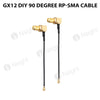 GX12 DIY 90 Degree RP-SMA Cable
