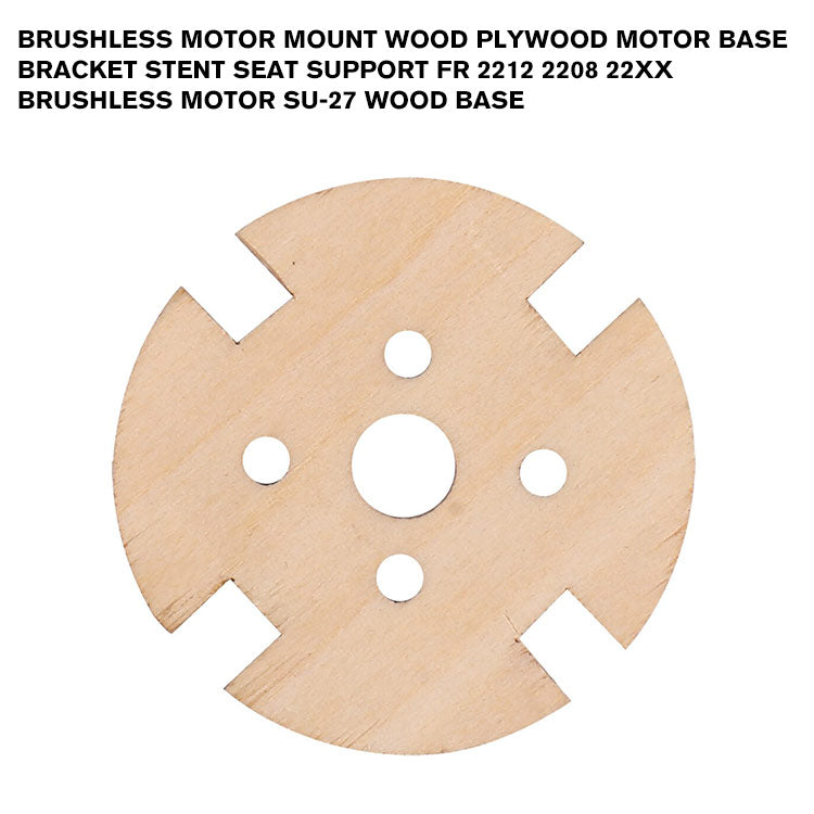 Brushless Motor Mount Wood Plywood Motor Base Bracket Stent Seat Support fr 2212 2208 22xx Brushless Motor SU-27 Wood base