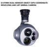 Q10TIRM Dual-sensor Object GPS Coordinate Resolving and LRF Gimbal Camera