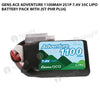 Gens Ace Adventure 1100mAh 2S1P 7.4V 35C Lipo Battery Pack With JST-PHR Plug