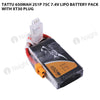 Tattu 650mAh 2S 75C 7.4V Lipo Battery Pack With XT30 Plug