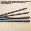 2pcs Length 500mm carbon fiber tube high composite hardness material 3K Twill matte for plant protection aircraft