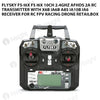 FLYSKY FS-i6X FS i6X 10CH 2.4GHz AFHDS 2A RC Transmitter With X6B iA6B A8S iA10B iA6 Receiver for RC FPV Racing Drone Retailbox