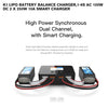 K1 Lipo Battery Balance Charger,1-6S AC 100W DC 2 x 250W 10A Smart Charger