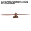 CZ F3P 4D Variable Pitch Propeller C-Type for Fixed-wing EVP Electric Variable Pitch System for Fixed Wing Airplane