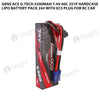 Gens Ace G-Tech 5300mAh 7.4V 60C 2S1P HardCase Lipo Battery Pack 24# With EC5 Plug For RC Car
