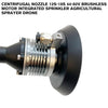 centrifugal nozzle 12S-18S 44-60V brushless motor integrated sprinkler agricultural sprayer drone