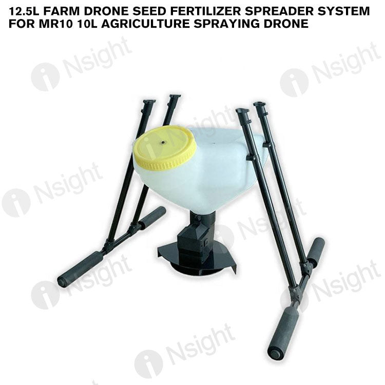 12.5L Farm Drone Seed Fertilizer Spreader System For MR10 10L Agriculture Spraying Drone