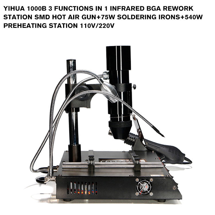 YIHUA 1000B 3 Functions in 1 Infrared Bga Rework Station SMD Hot Air G ...