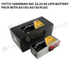 Tattu 16000mAh 30C 22.2V 6S Lipo Battery Pack With AS150+AS150 Plug