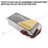 Tattu 22.8V 25C 6S 23000mAh Lipo Battery With AS150+XT150 Plug For UAV