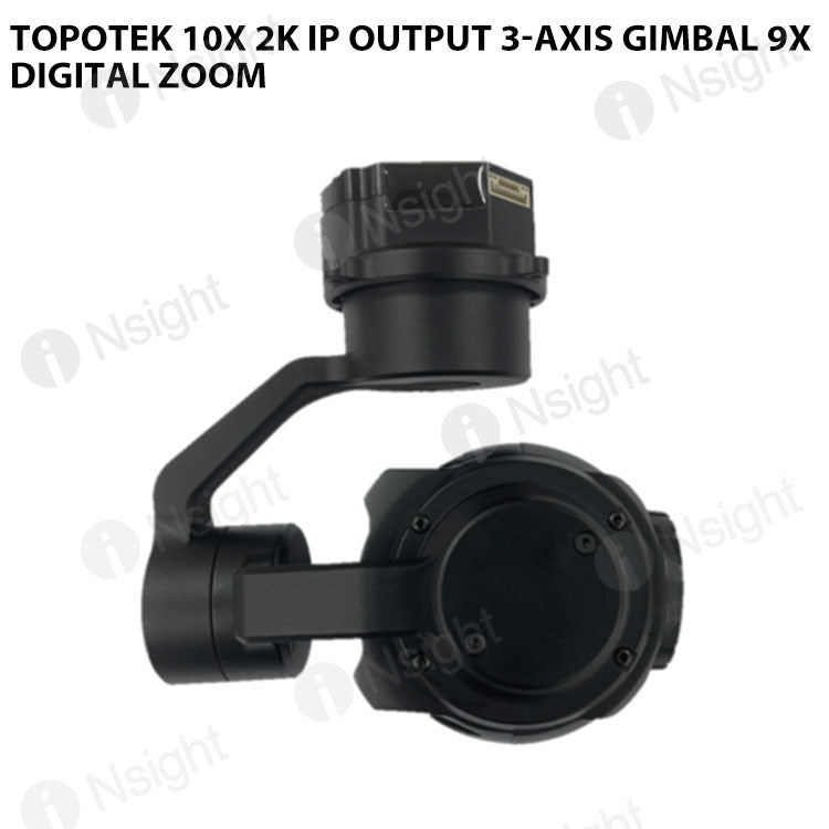 Topotek TQ10N 10x 2K IP output 3-Axis gimbal 9x digital zoom