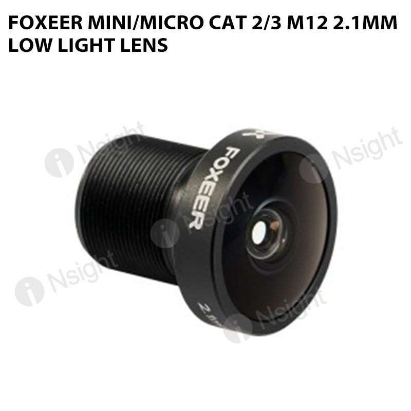 Foxeer Mini/Micro Cat 2/3 M12 2.1mm Low Light Lens – iNsightFPV