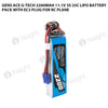 Gens Ace G-Tech 2200mAh 11.1V 3S 25C Lipo Battery Pack With EC3 Plug For RC Plane