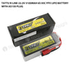 Tattu R-Line 22.2V 5100mah 6S 95C FPV Lipo Battery With AS150 Plug