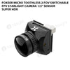 Foxeer Micro Toothless 2 FOV Switchable FPV StarLight Camera 1/2