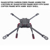 Quadcopter Carbon Fiber Frame 450mm for 4-rotors RC Quadcopter frame body/FPV Quad copter Frame with 45mm  Body Shell