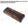 Gens Ace Redline Series 6000mAh 7.6V 130C 2S2P HardCase HV Lipo Battery