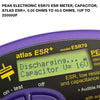 PEAK ELECTRONIC ESR70 ESR Meter, Capacitor, Atlas ESR+, 0.00 Ohms to 40.0 Ohms, 1uF to 22000uF