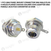 L16 N Type Female Jack Chassis Panel Mount Socket Connector N Female Welding Terminal RF Coaxial Adapter Fast Delivery