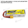 Tattu 550mAh 3S 11.1V 95C R-Line Lipo Battery Pack With XT30 Plug