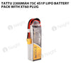 Tattu 2300mAh 75C 4S1P Lipo Battery Pack With XT60 Plug