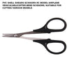 PVC Shell Shears scissors RC model airplane vehicle,helicopter Bend scissors, suitable for cutting various models